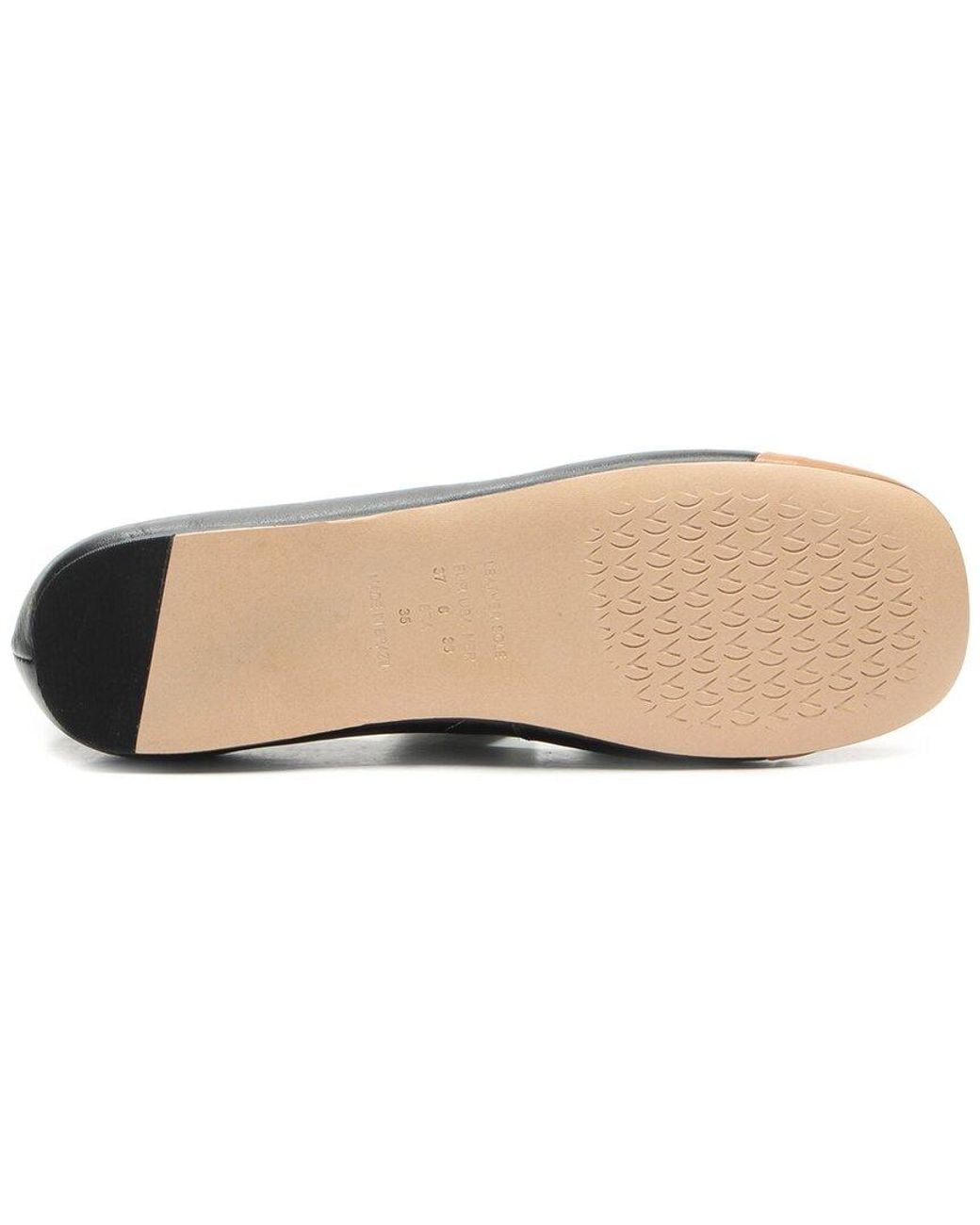 Vicenza Black Cali Leather Ballerina