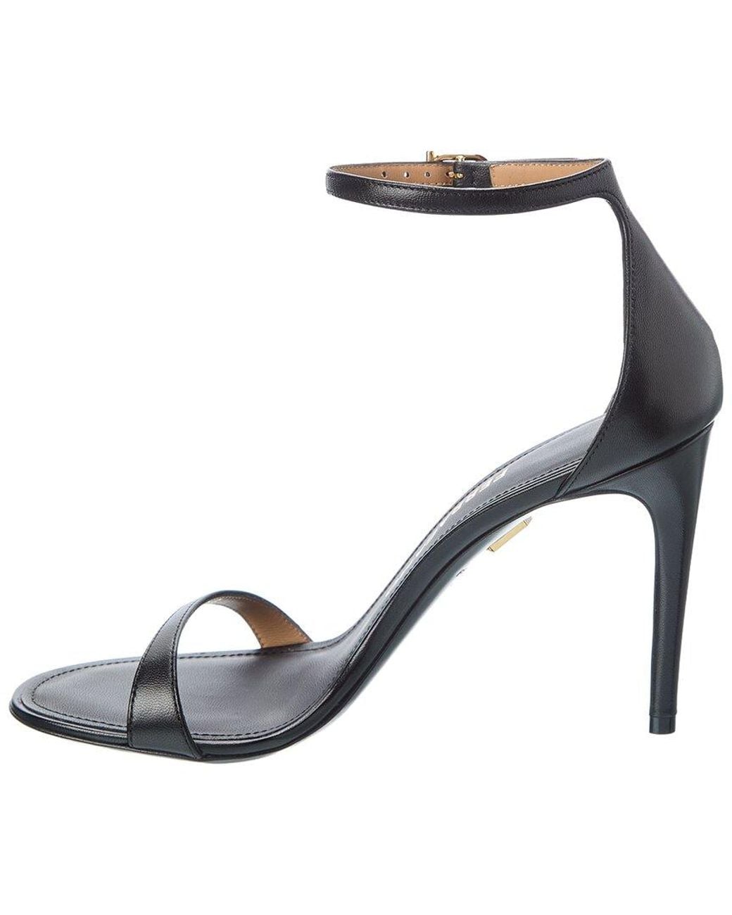 Ferragamo Metallic Milly Leather Sandal