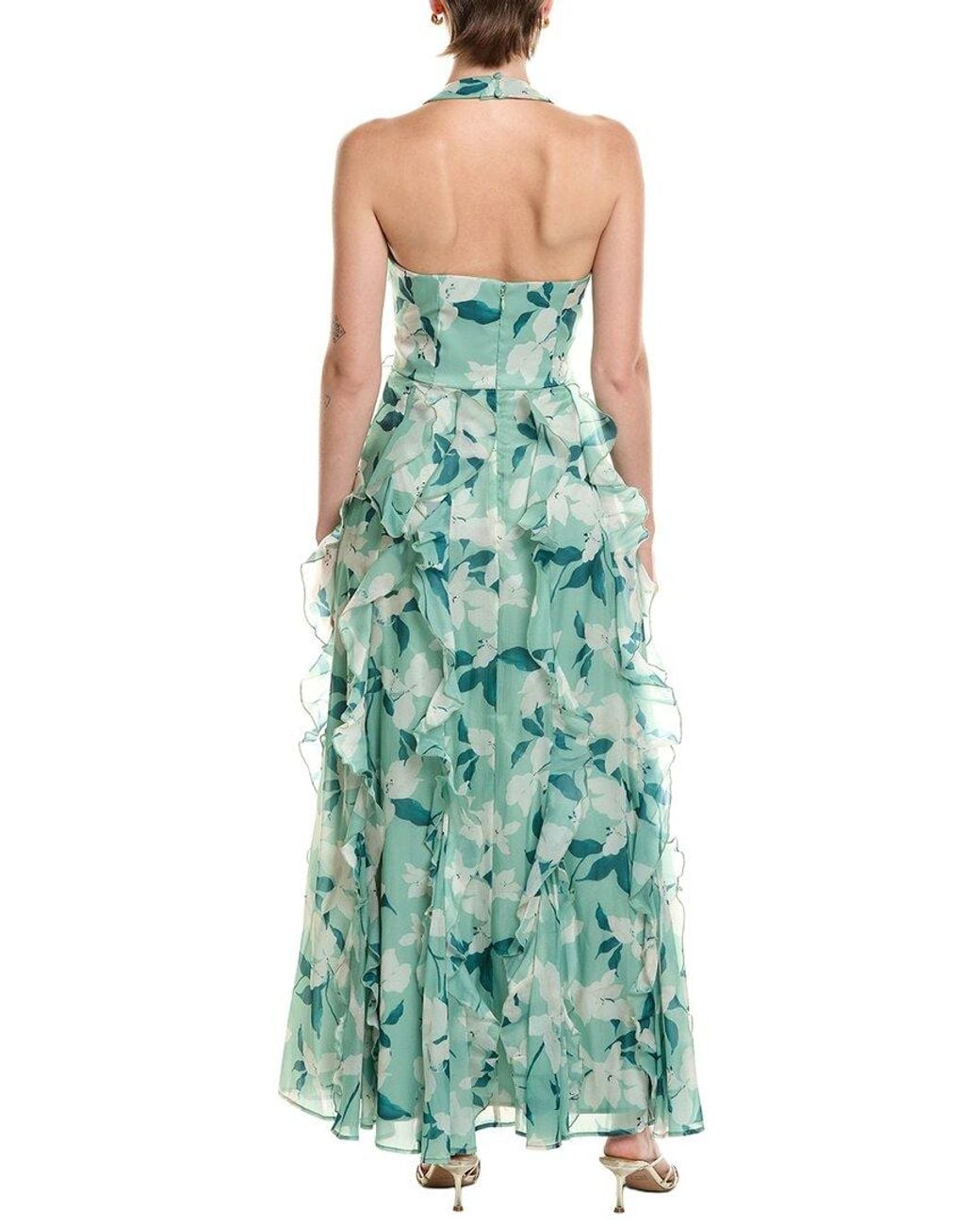 Hutch Green Loulou Maxi Dress