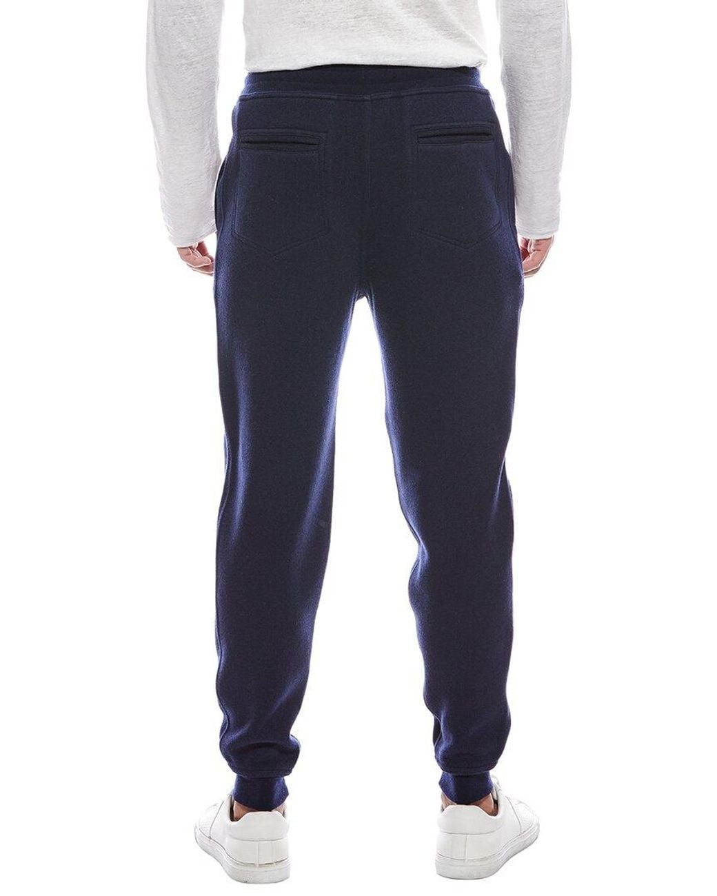 Brunello Cucinelli Blue Cashmere-Blend Jogger for men