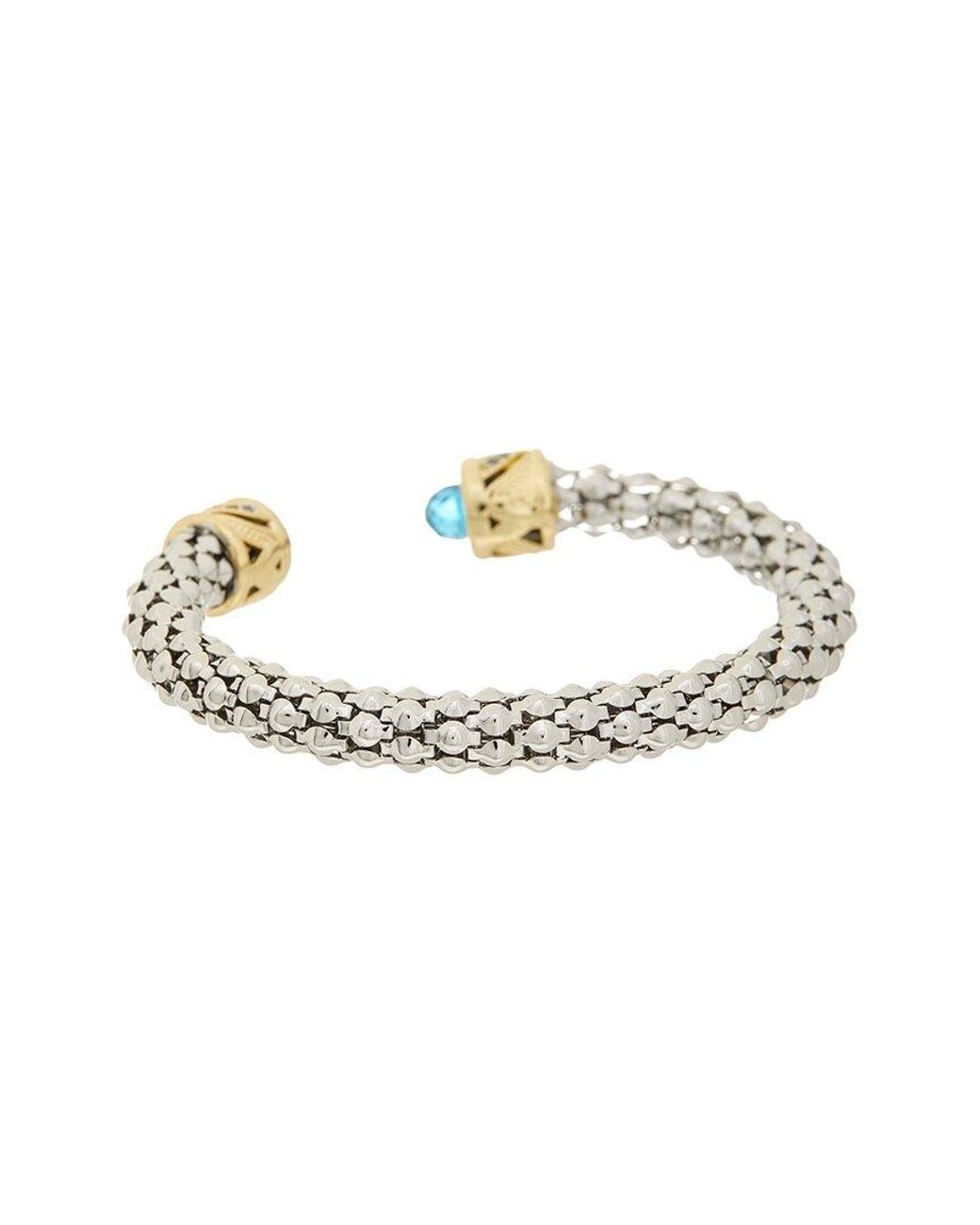 Juvell Metallic Plated Topaz Bracelet