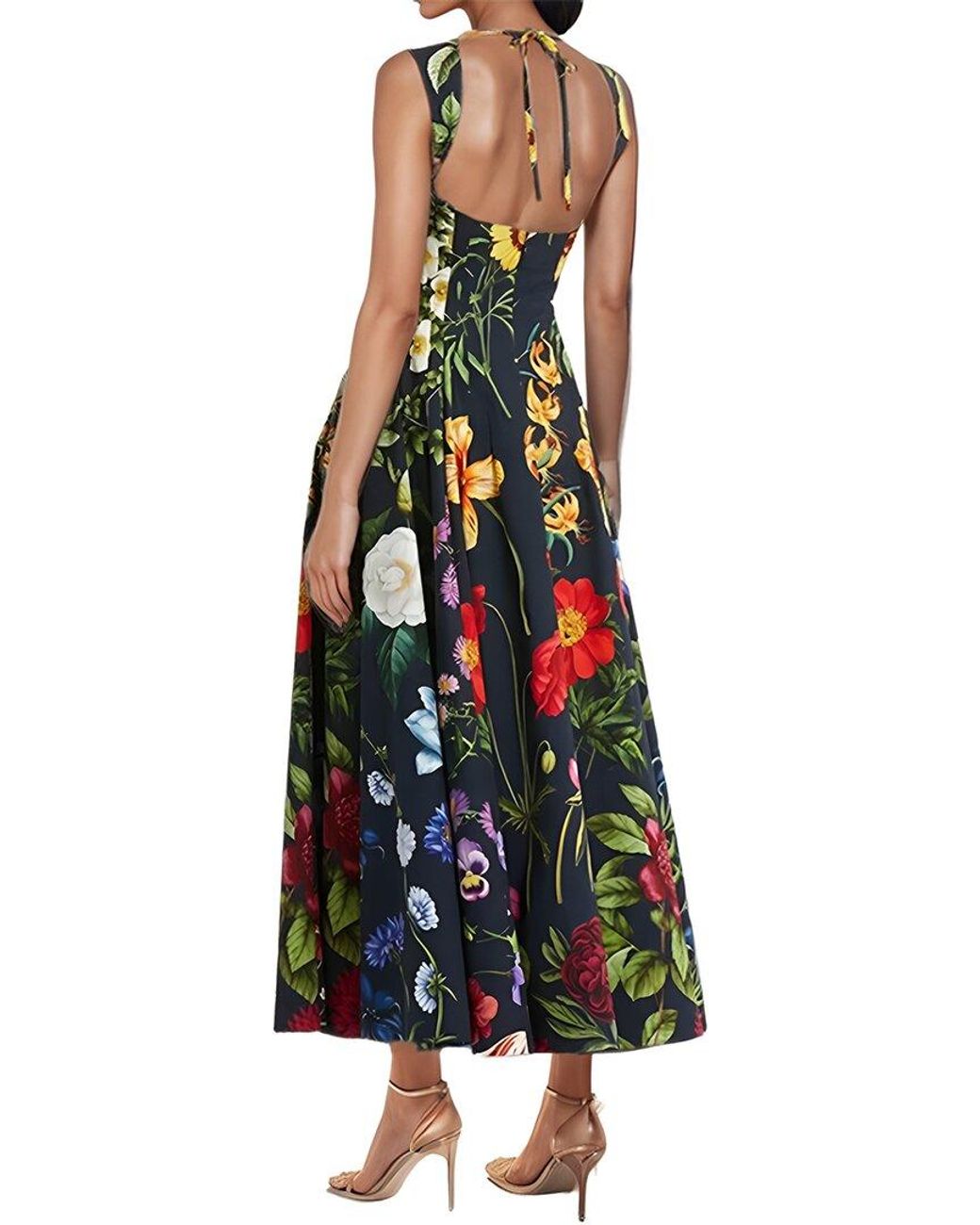 Esea Green Midi Dress