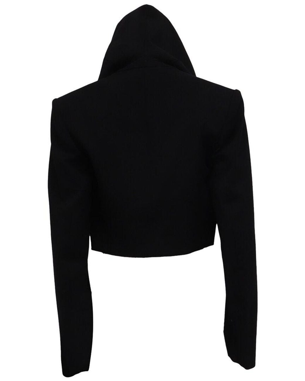Alaïa Black Alaïa Hooded Bolero Jacket, Size It (Authentic Pre-Loved)
