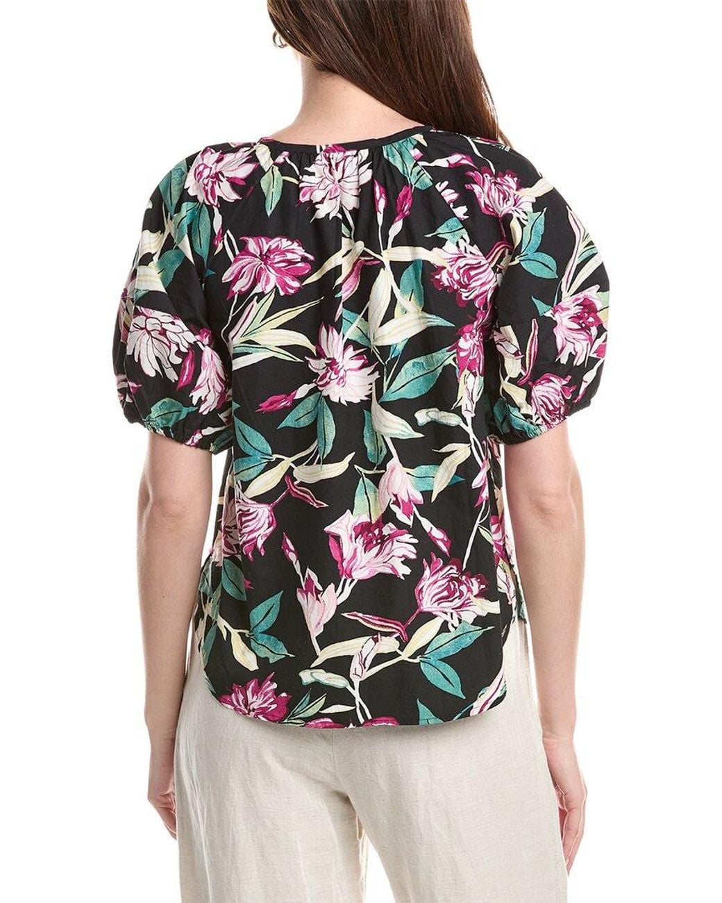 Tommy Bahama Black Twilight Bloom Top