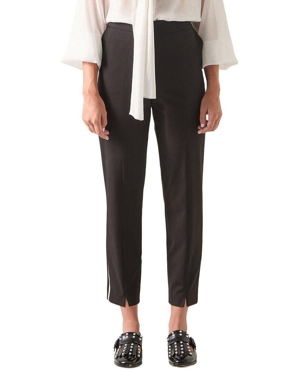 L.K.Bennett Black Zig Trouser