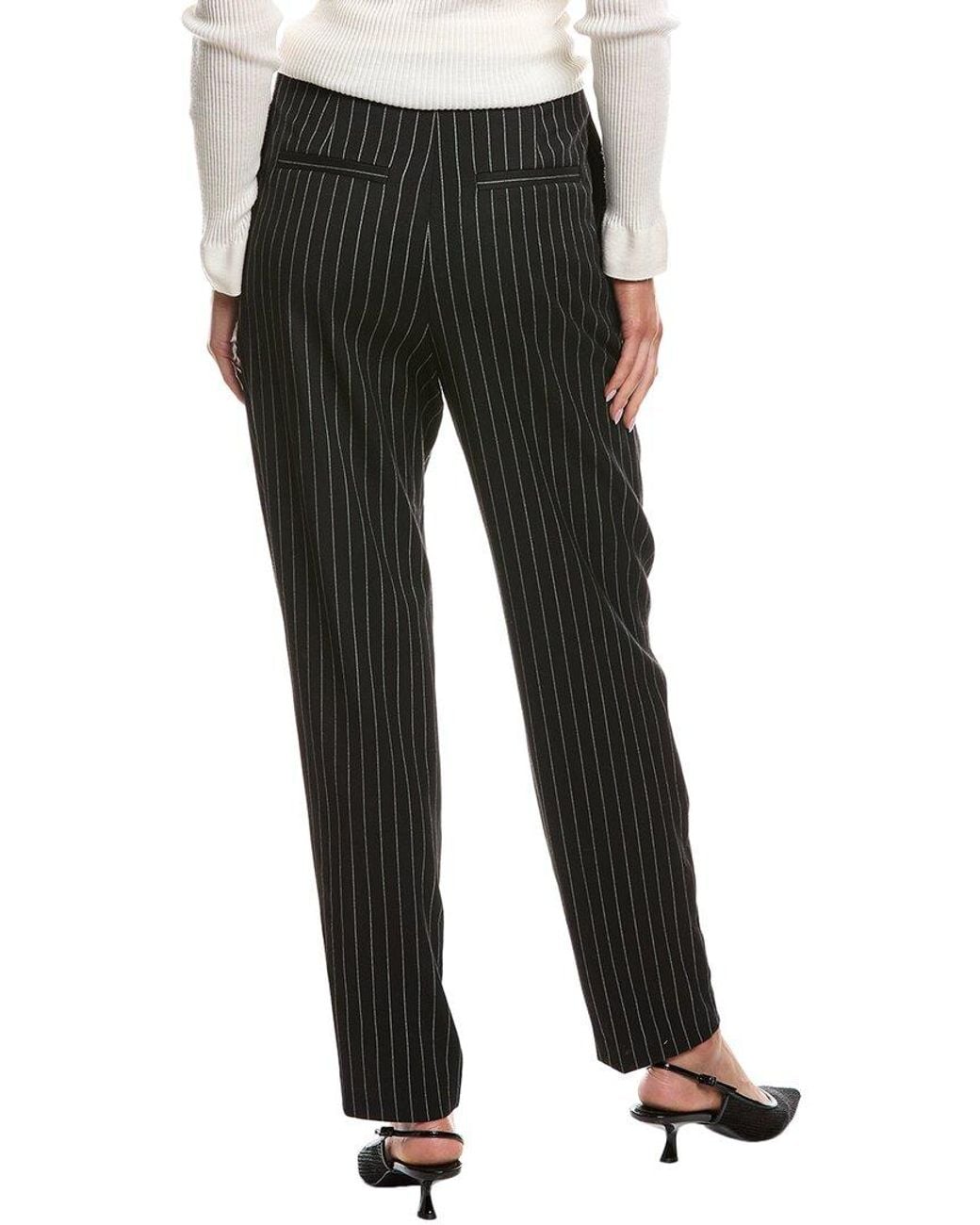 IRO Black Gouvy Wool-Blend Pant
