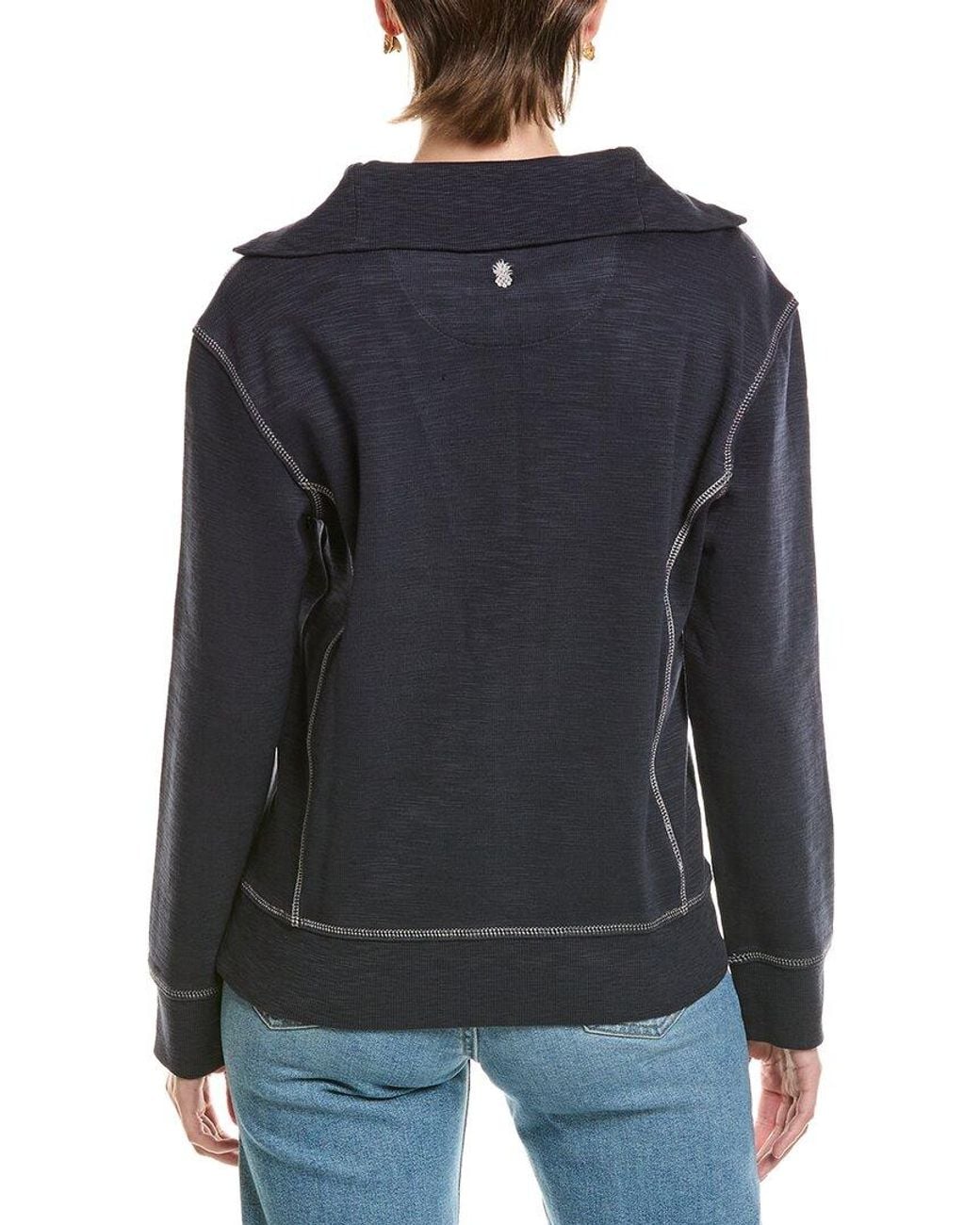 Tommy Bahama Black Sport Tobago Bay Half Zip Pullover