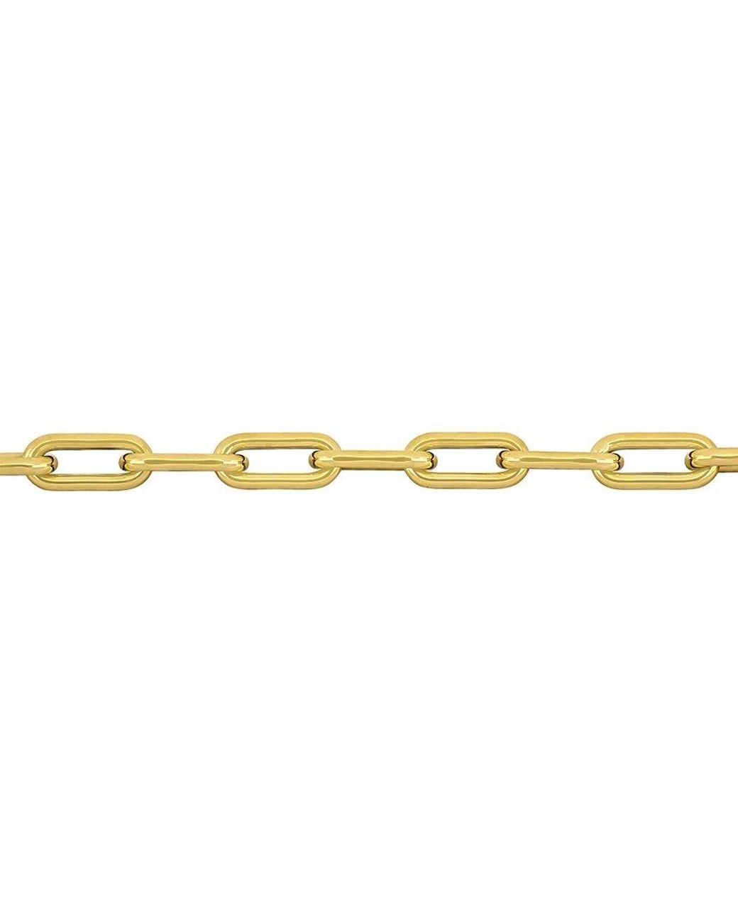 Italian Gold Metallic 14K Link Bracelet