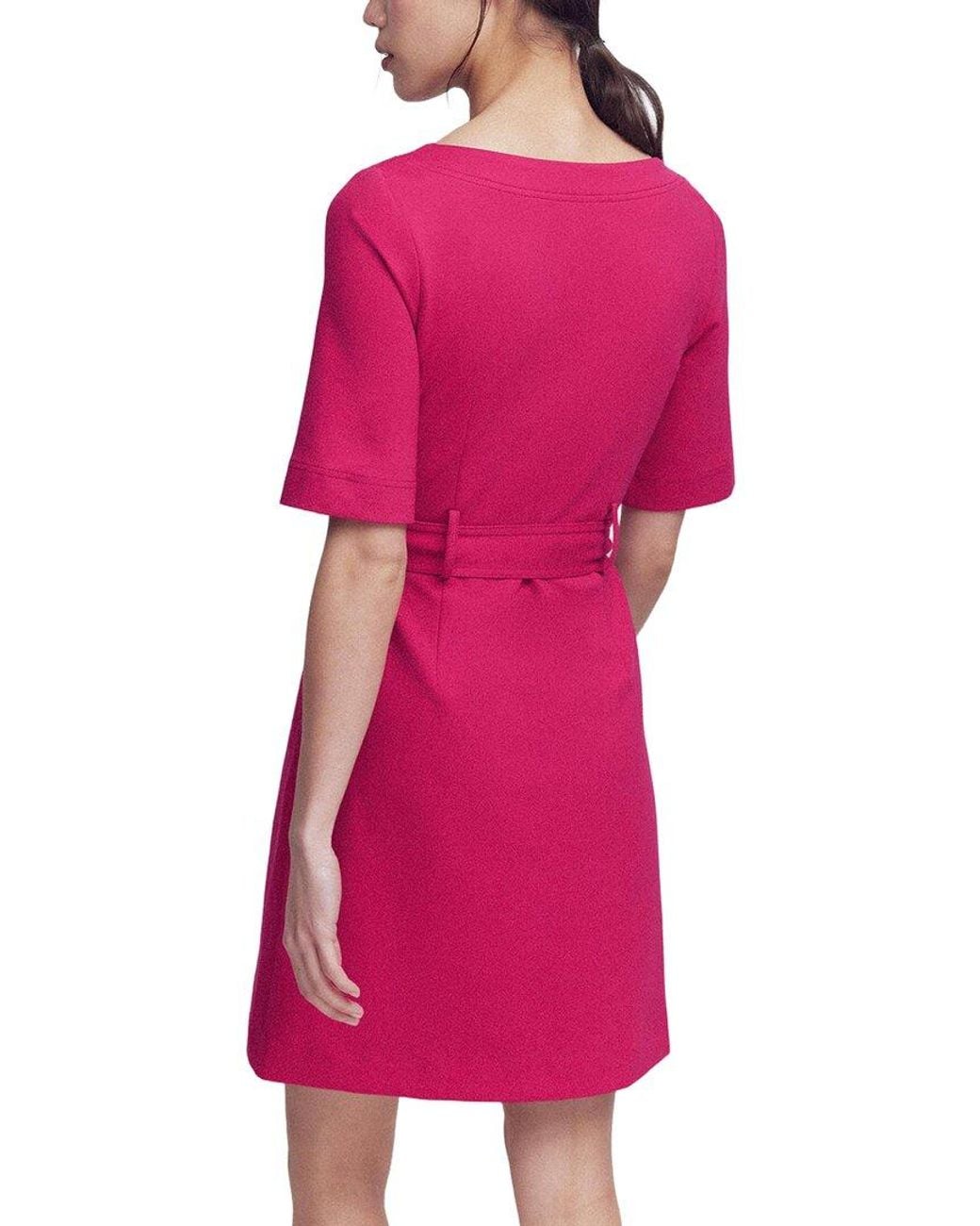 Boden Pink Bria Ponte Shift Dress
