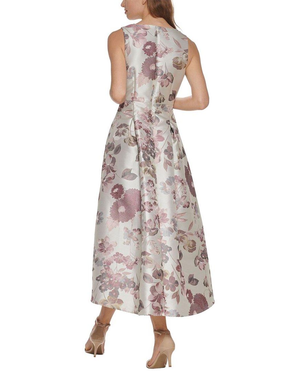 Eliza J Jacquard Midi Dress in Blue Lyst UK