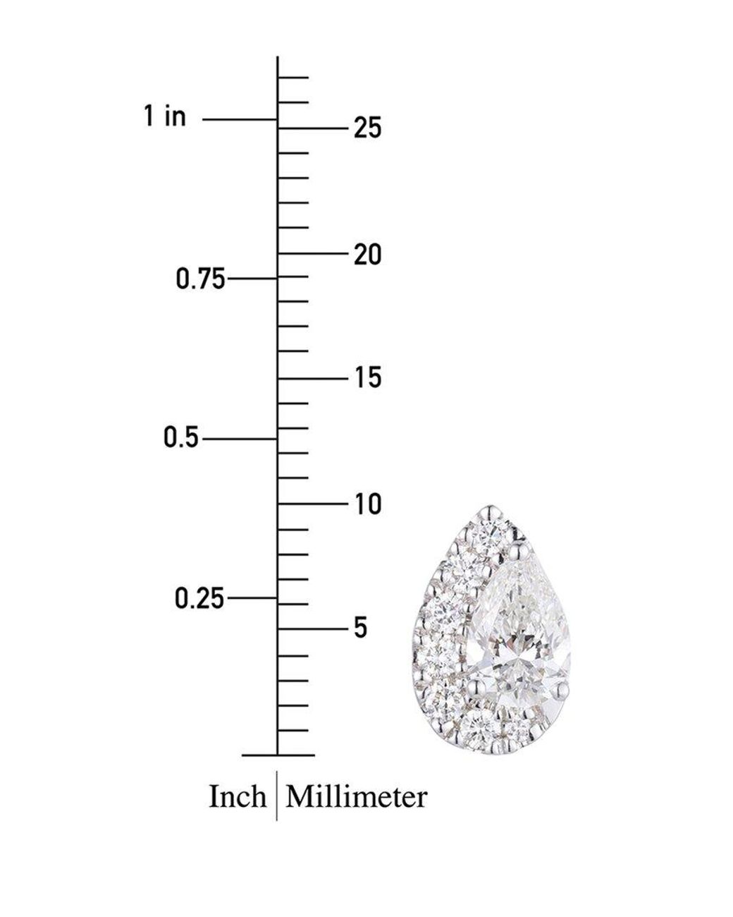 Gregg Ruth White 14K 1.03 Ct. Tw. Diamond Earring