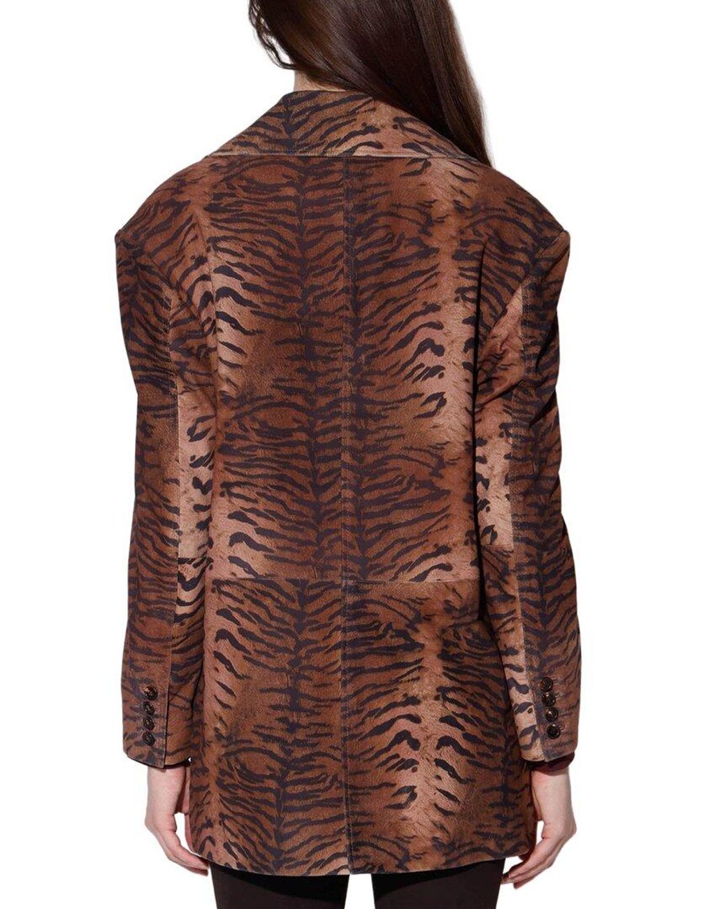Walter Baker Brown Jenna Suede Coat