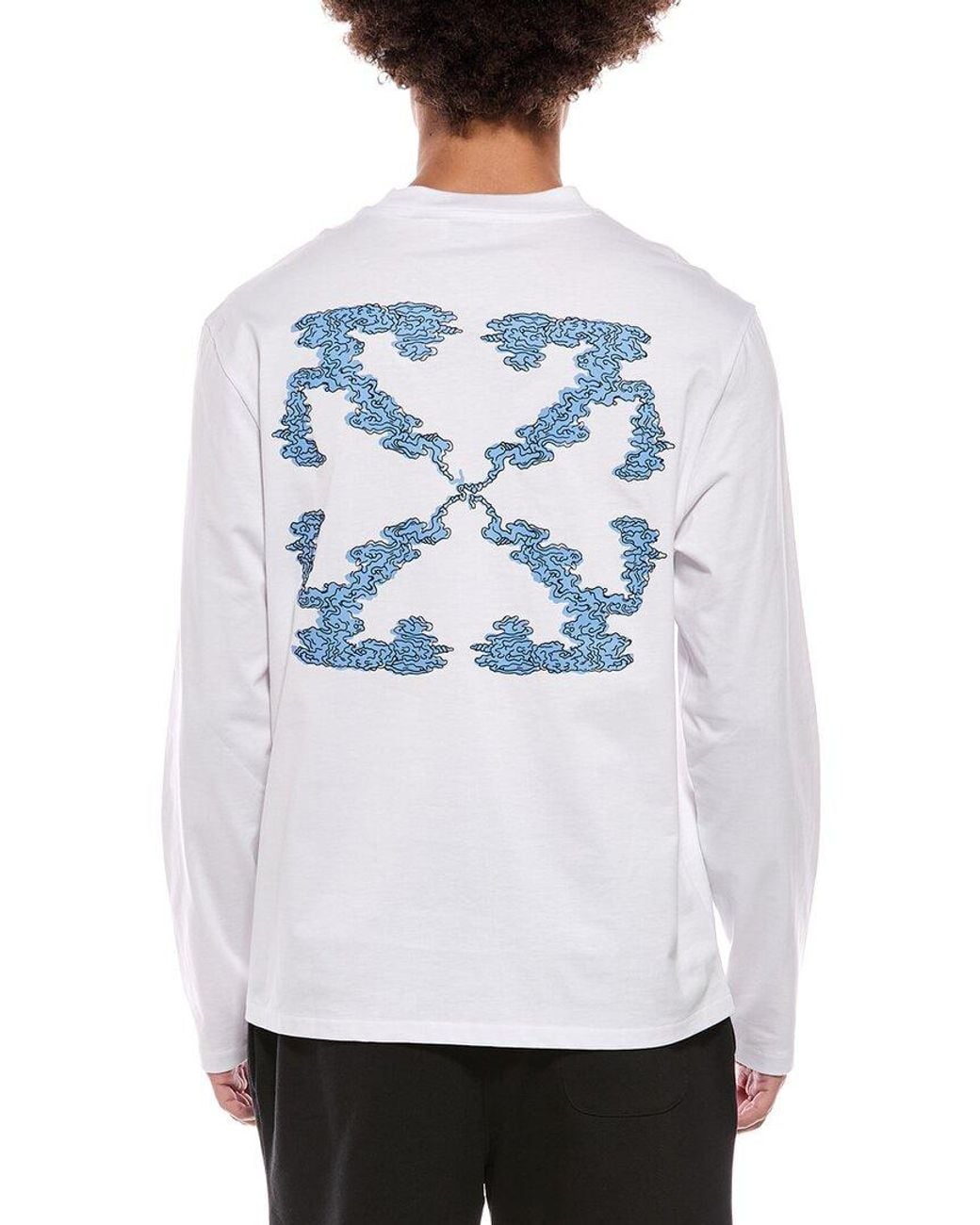 Off-White c/o Virgil Abloh White Skate Fit Cloud Arrow T-Shirt for men