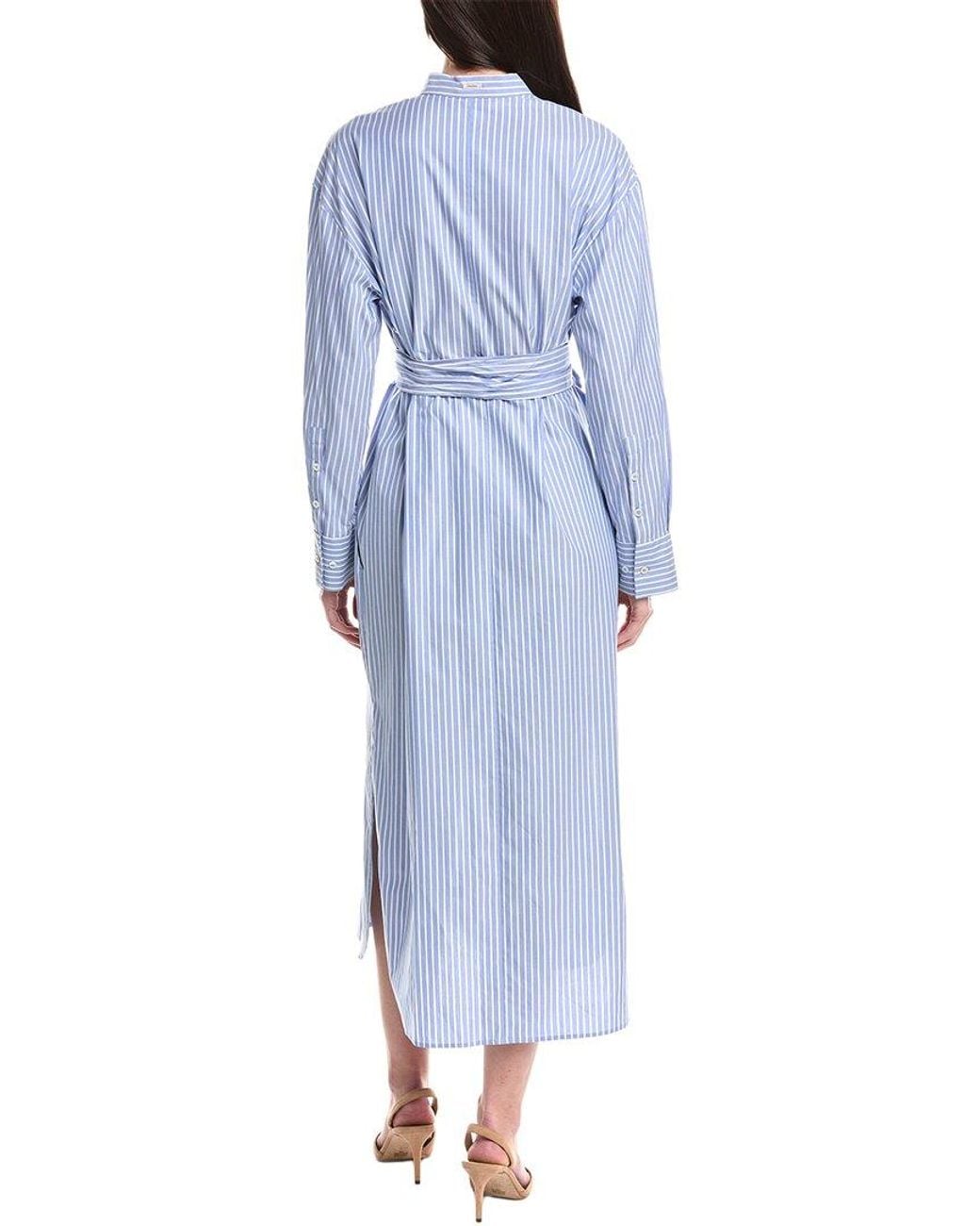 Max Mara Blue Celeste Maxi Dress