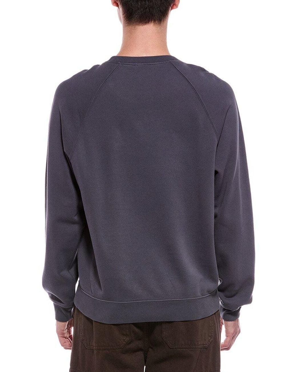 Madewell Blue Crewneck Loopback Terry Sweatshirt for men