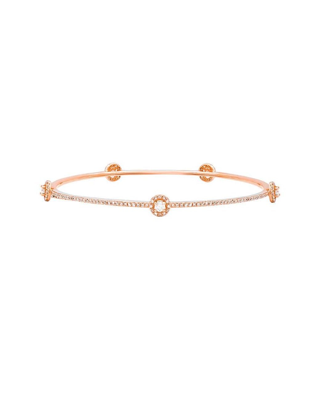 Diana M White Fine Jewelry 14k Rose Gold 1.21 Ct. Tw. Diamond Bracelet