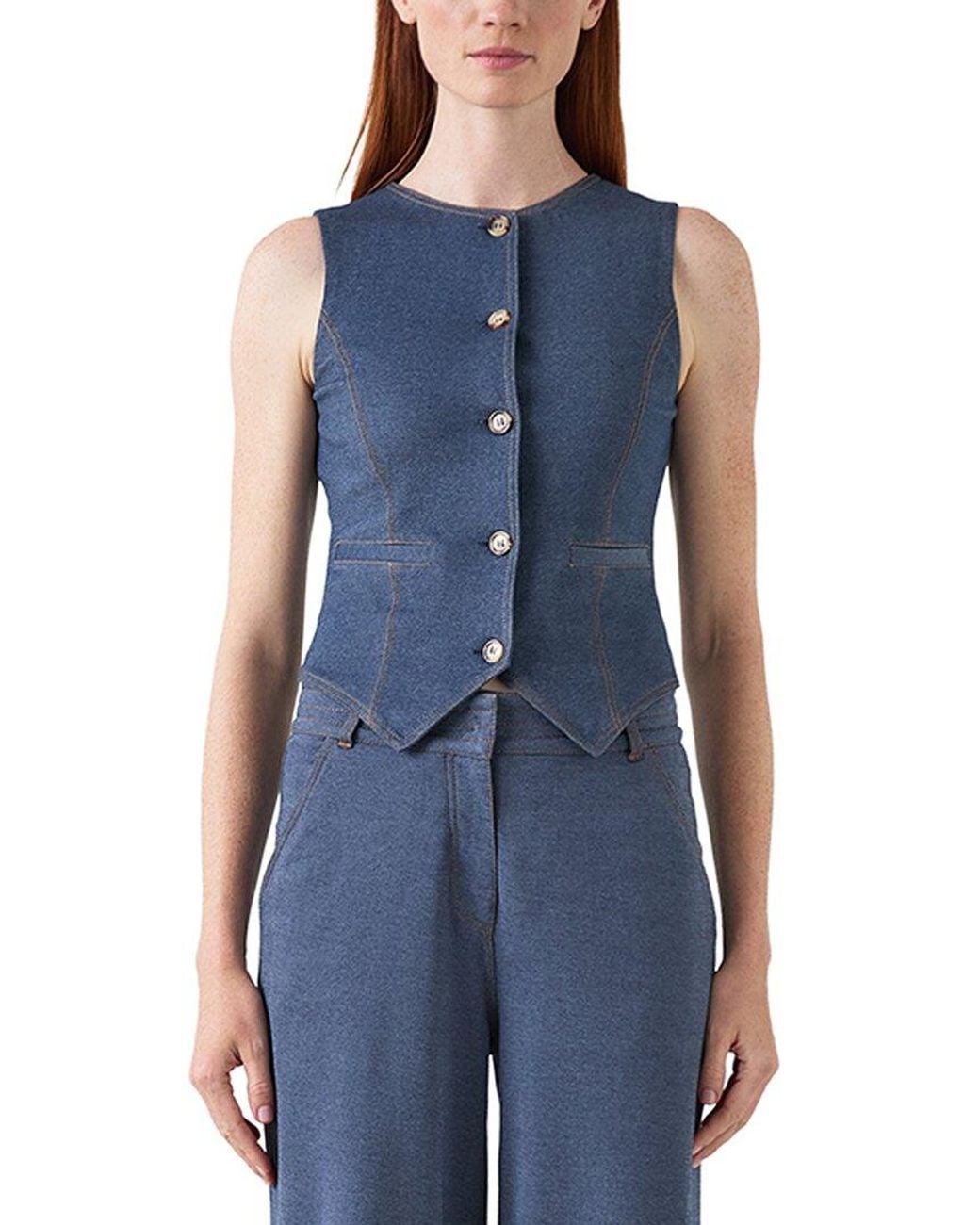L.K.Bennett Blue Freya Jacket