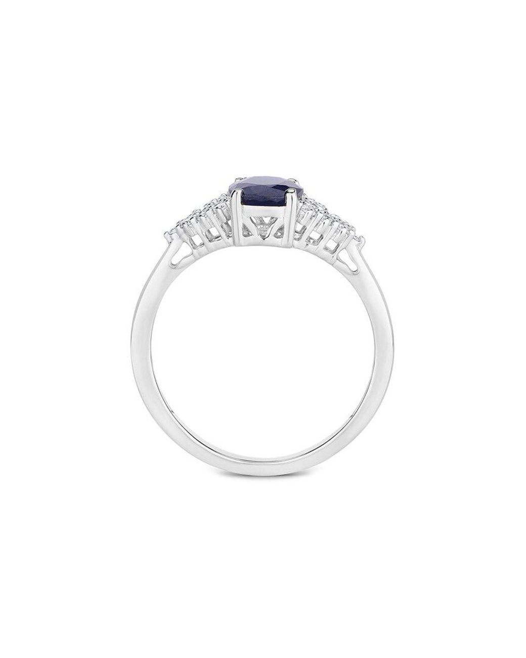 Diana M Blue 14K 1.73 Ct. Tw. Diamond & Sapphire Ring