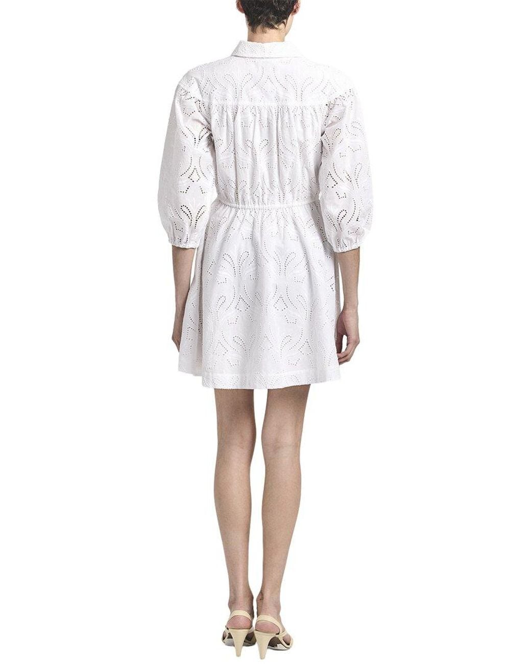 10 Crosby Derek Lam White Arbi Shirtdress