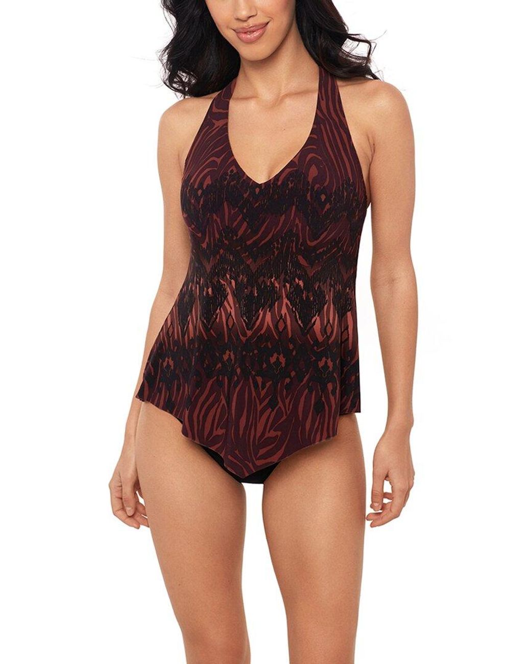 Magicsuitr Blue Zabra Taylor Tankini