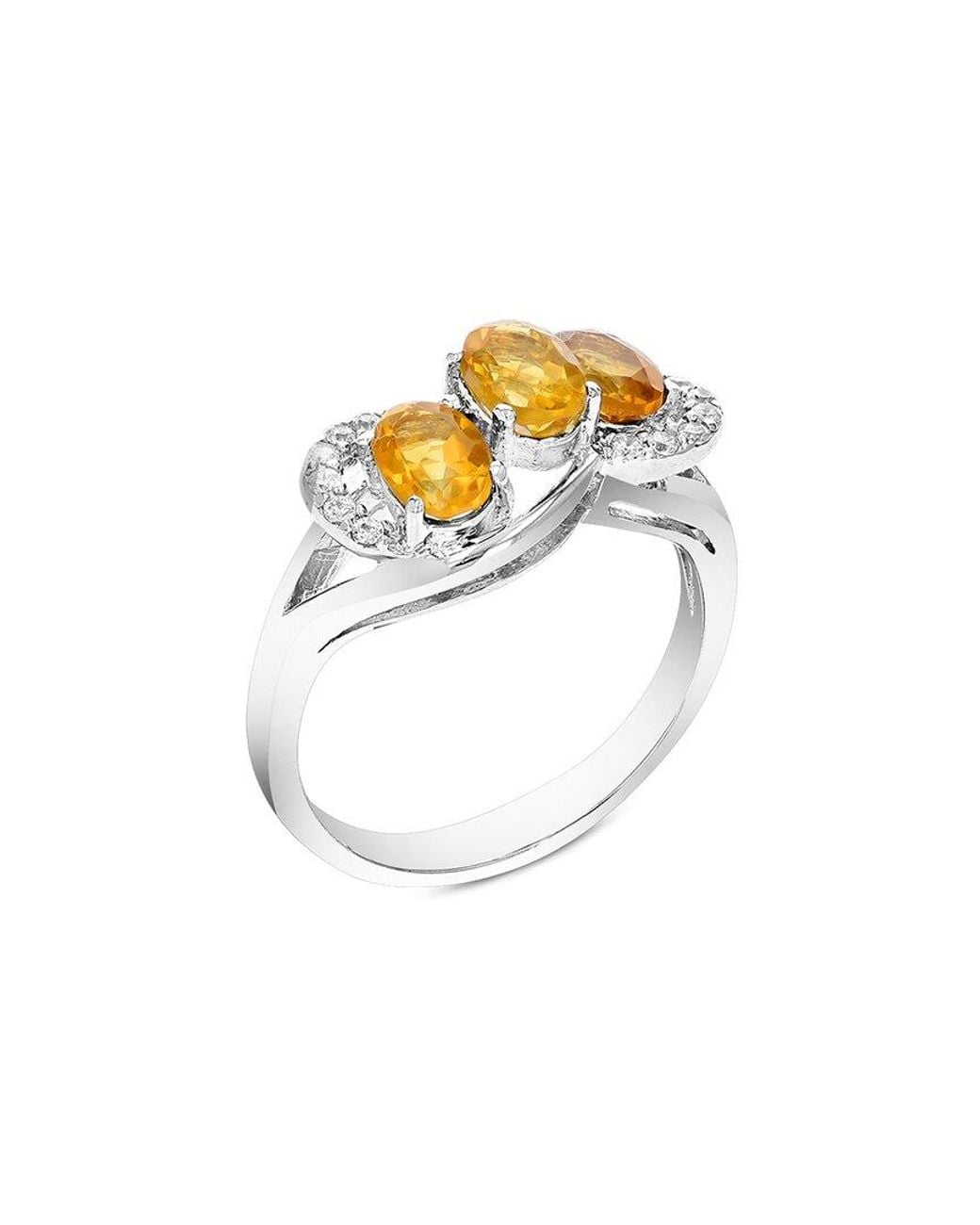 Amairah White 1.00 Ct. Tw. Citrine Cz Ring