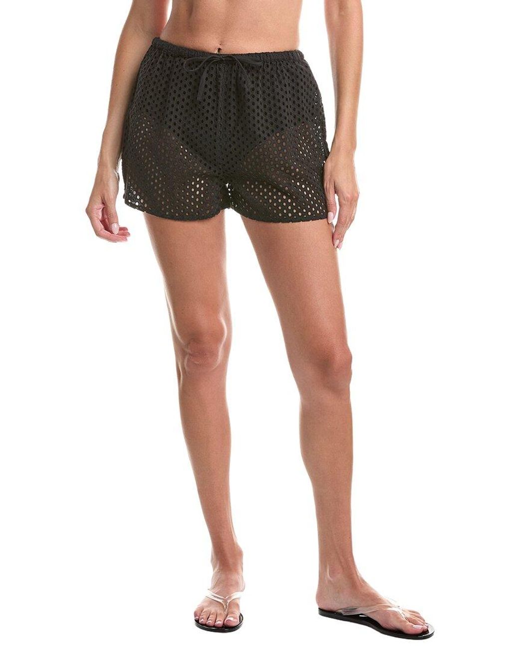 Solid & Striped Black The Nancy Short