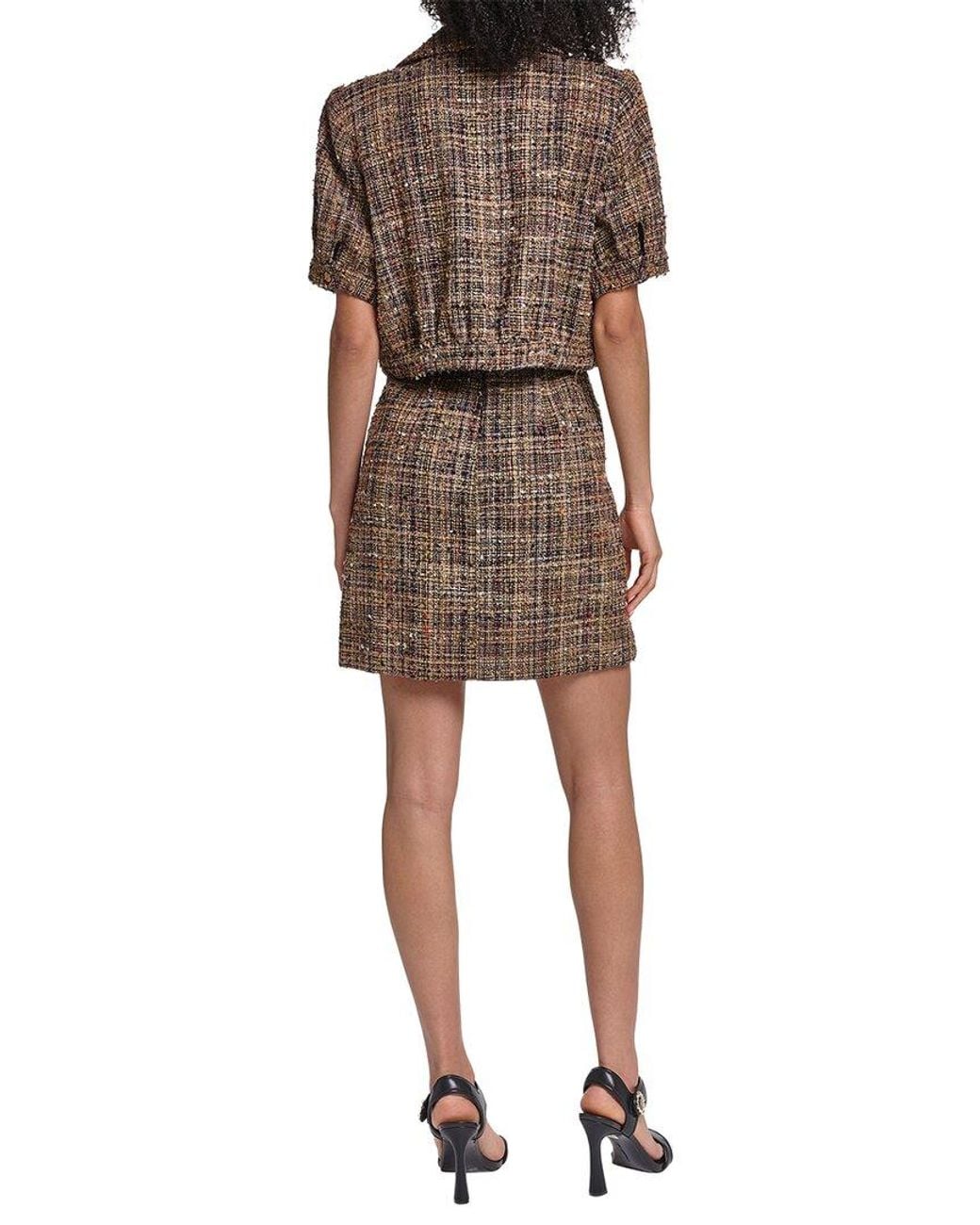 Karl Lagerfeld Brown Nubby Jacket