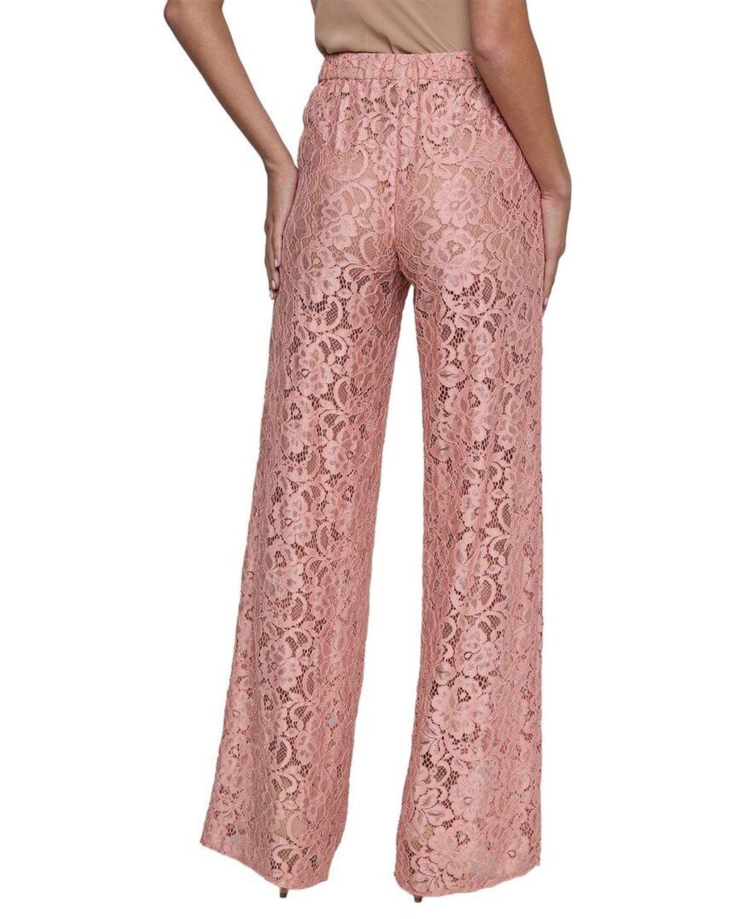 L'Agence Pink Jordana Lace Blazer