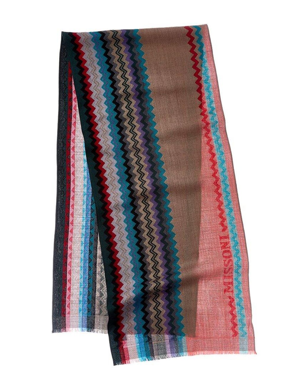 Missoni Brown Wool Scarf