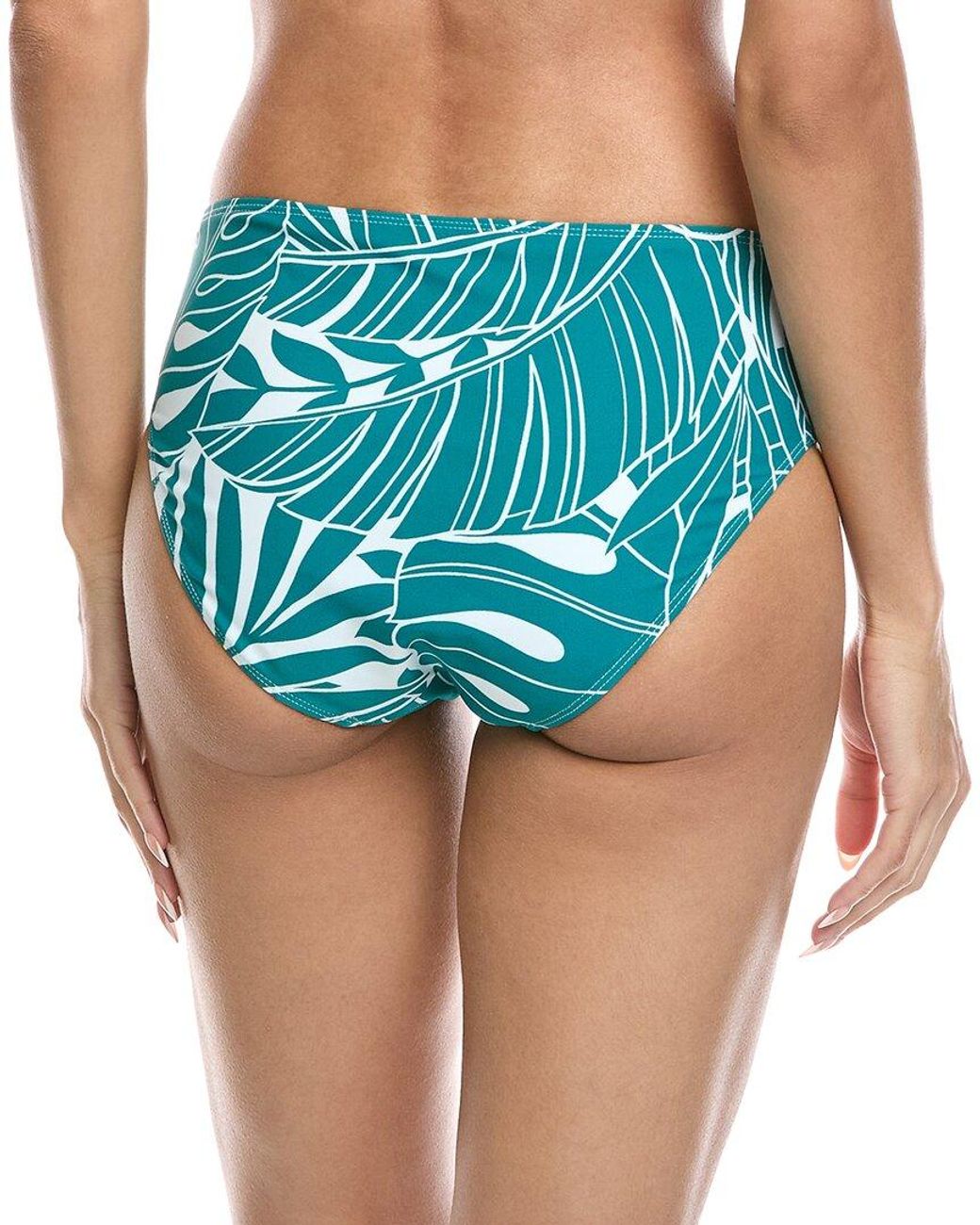 Change of Scenery Blue Classic Mid-Rise Bikini Bottom