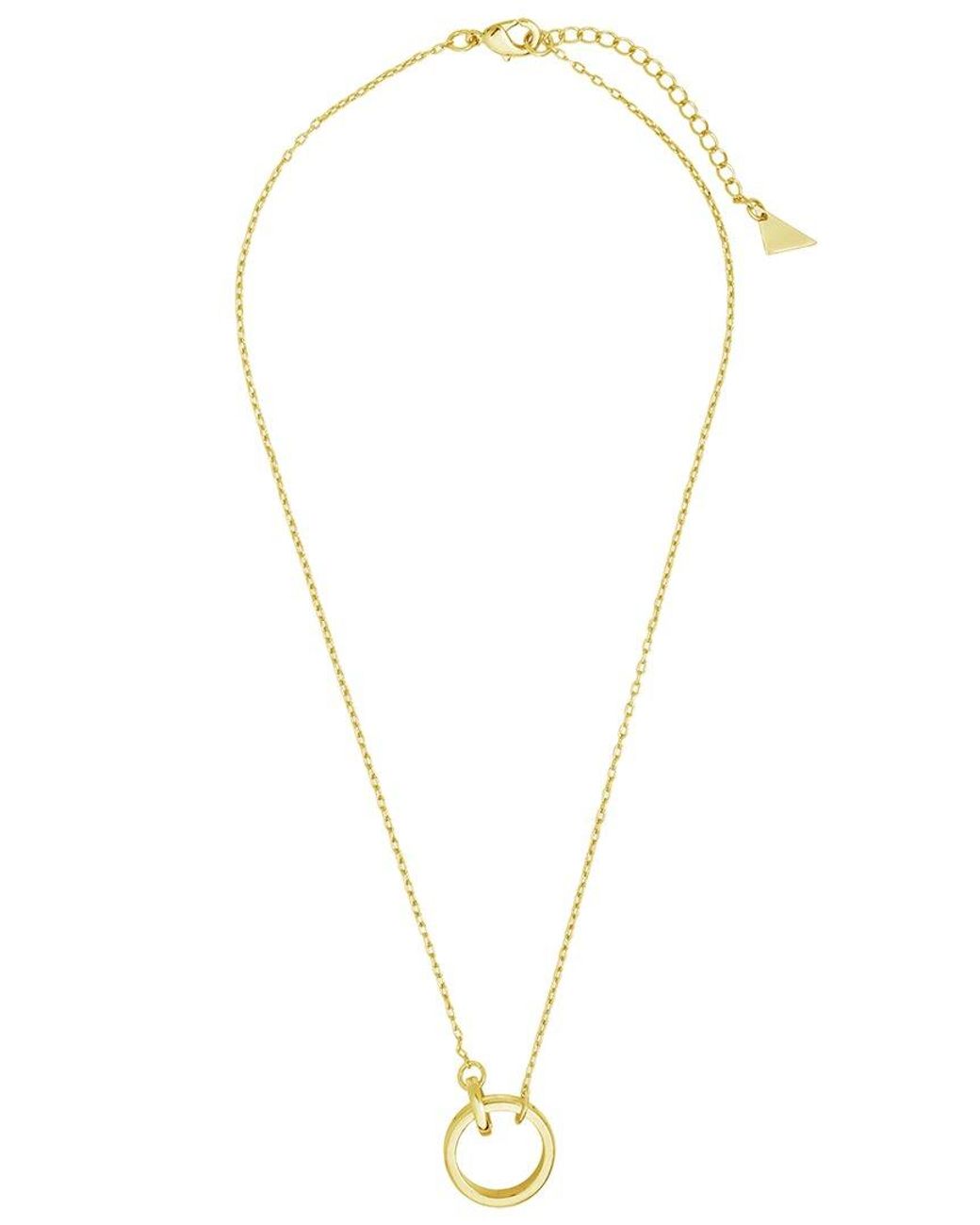 Sterling Forever Metallic 14K Plated Pearl Mishel Necklace