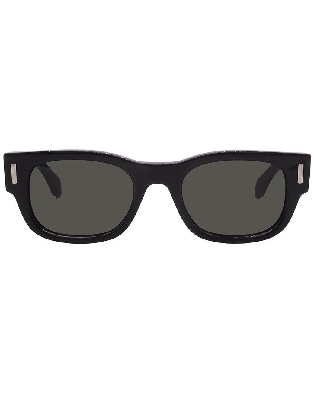 Ferragamo Black 51Mm Sunglasses for men