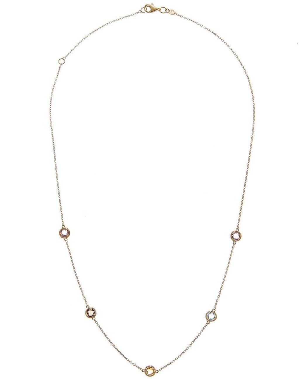 Italian Gold Natural 14K Necklace