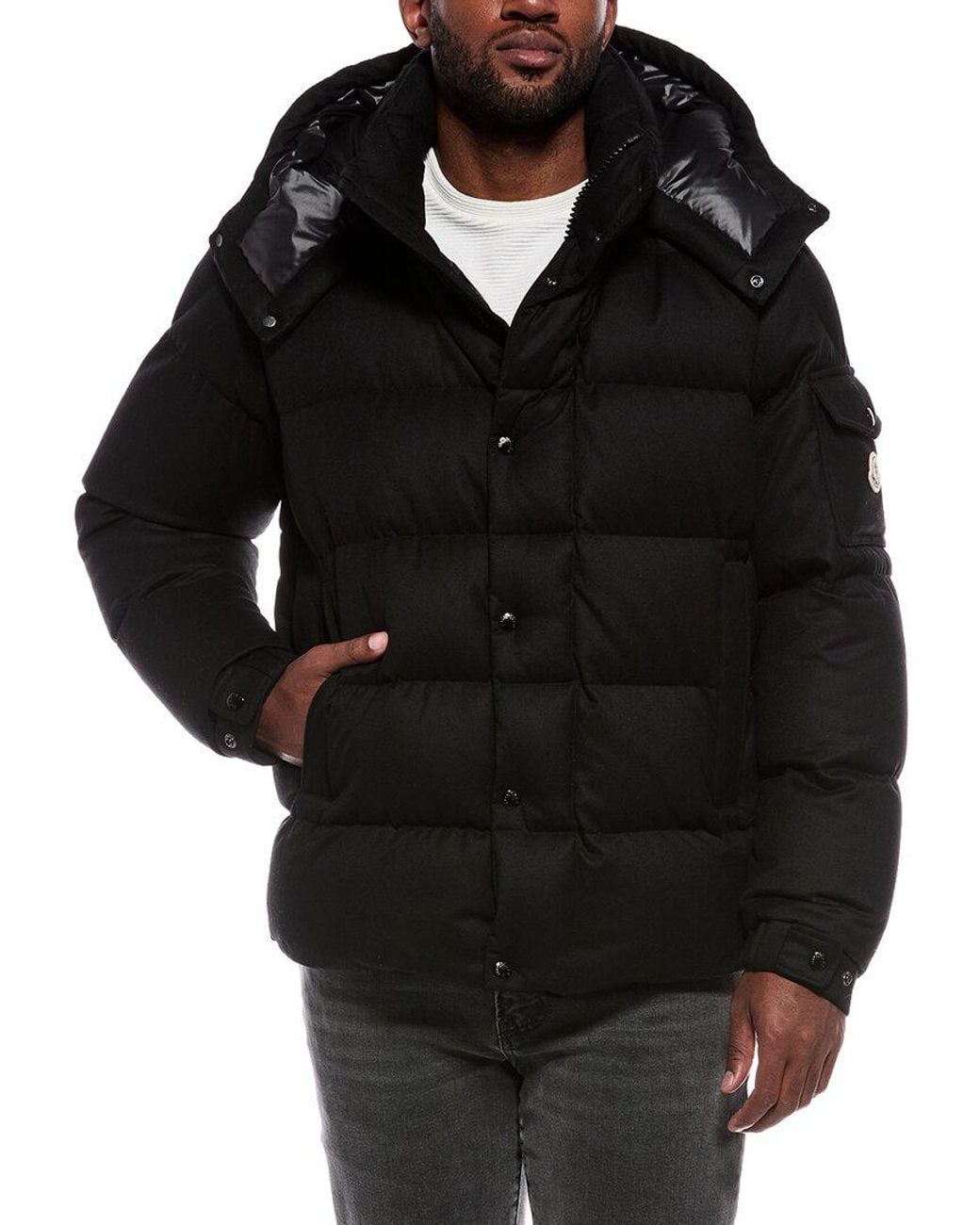 Moncler Black Jackets for men
