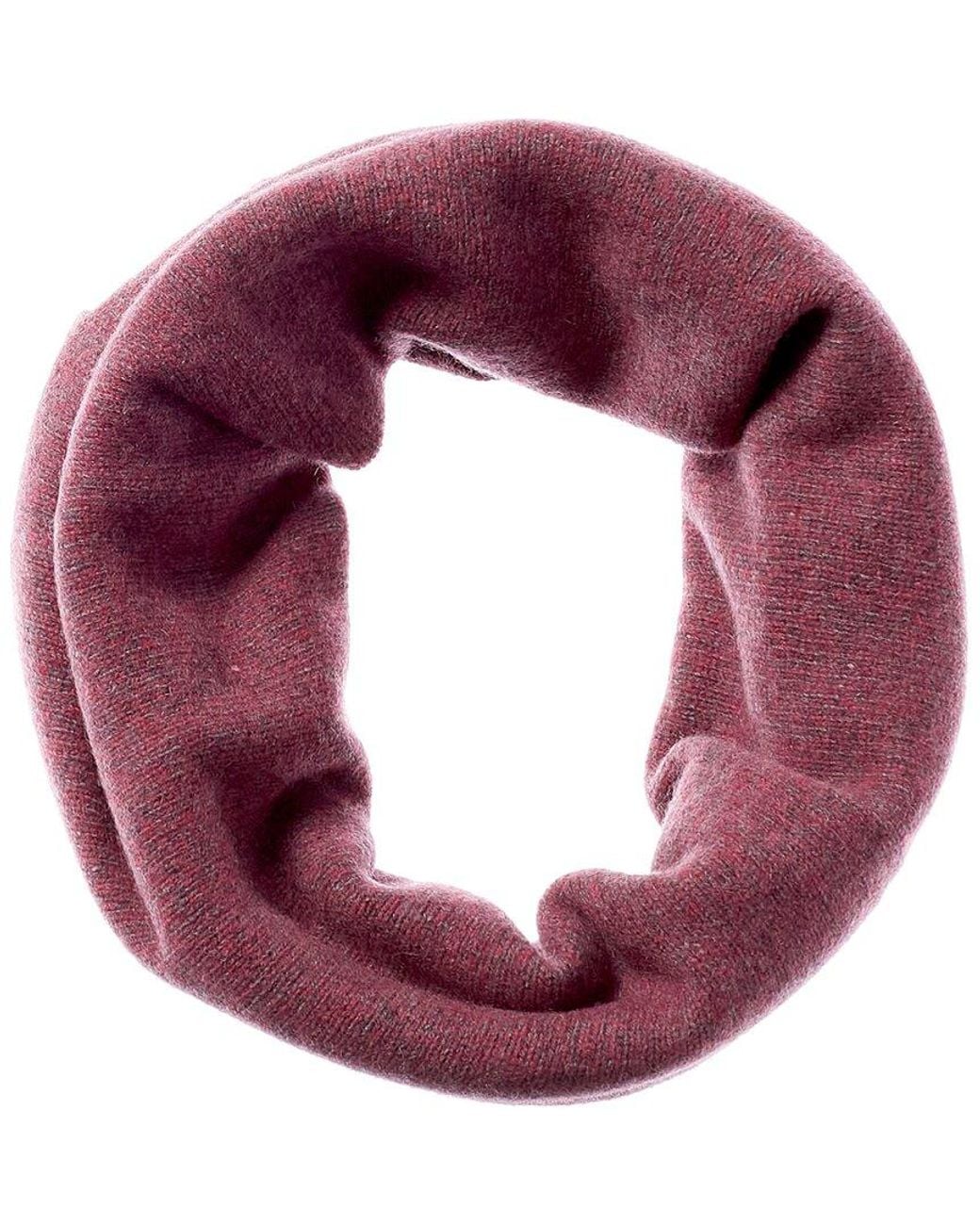 Portolano Purple Tweed Cashmere Neckwarmer for men