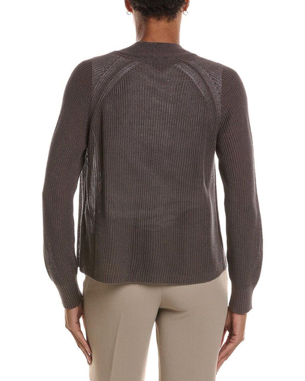 Eileen Fisher Multicolor Silk-Blend Cardigan