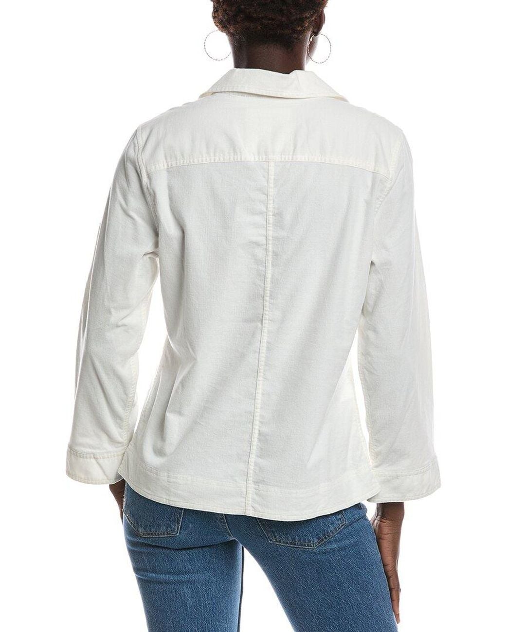 Tommy Bahama White Coasta Cord Popover Shirt