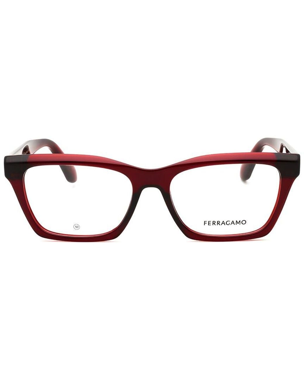 Ferragamo Brown 53Mm Optical Frames