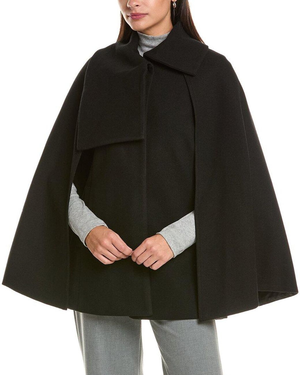 Cece Black Bow Cape