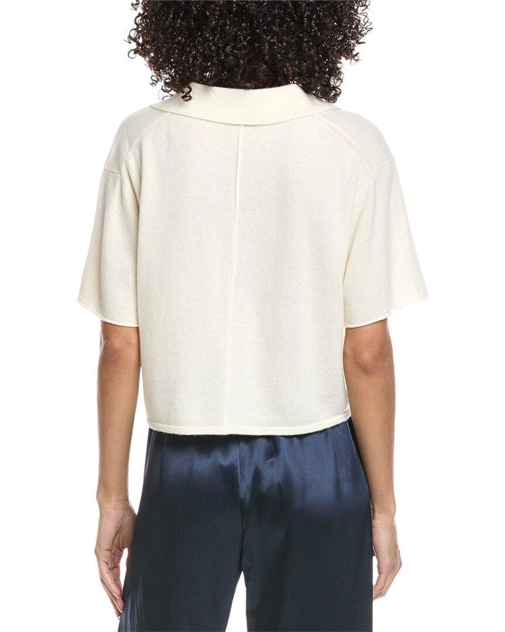 Jonathan Simkhai White Alma Cashmere Shirt