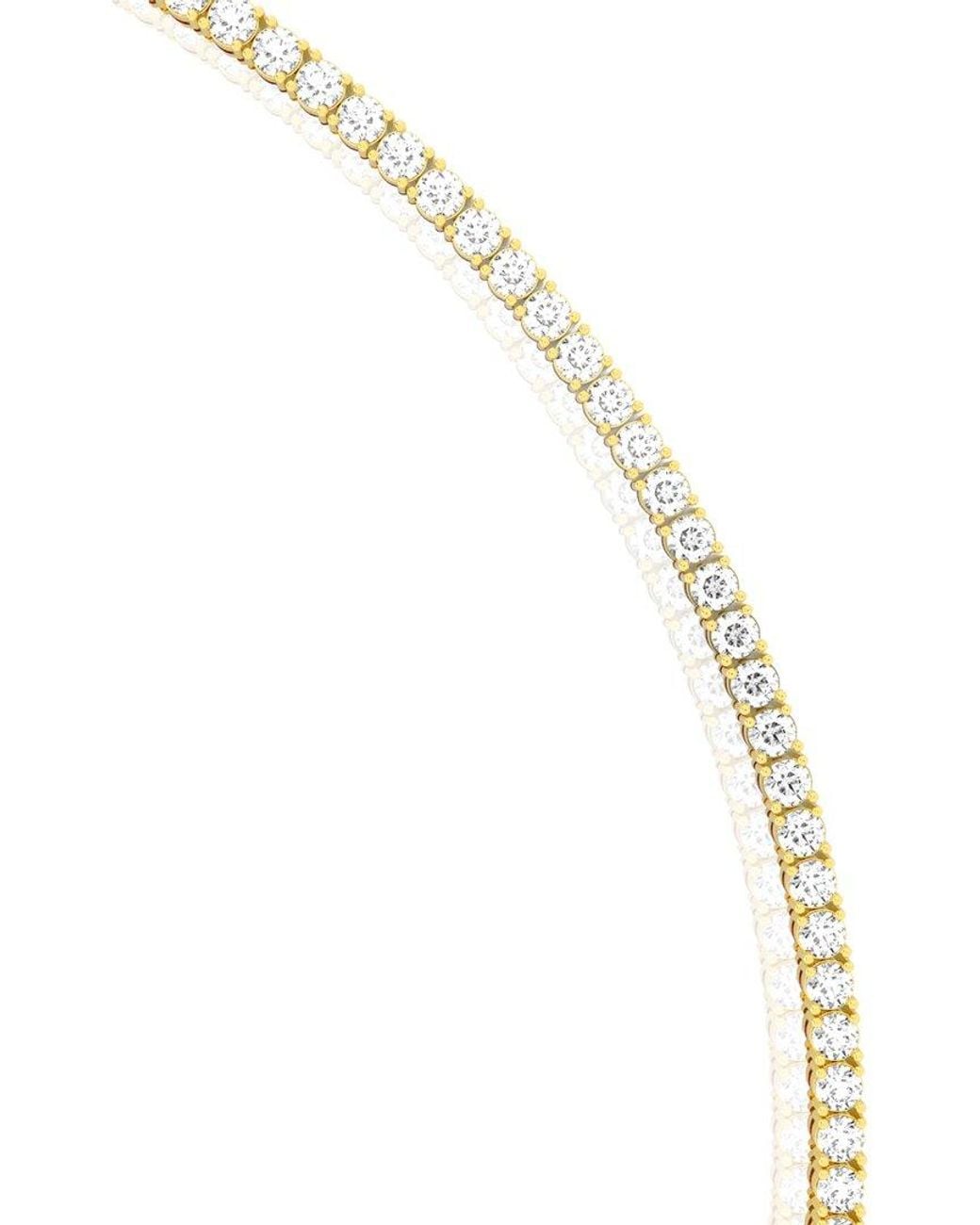 Amairah Natural 14K 10.00 Ct. Tw. Lab-Grown Diamond Necklace