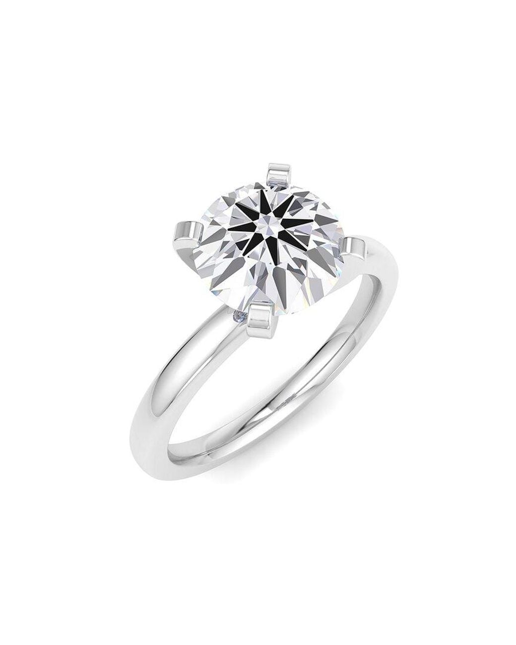 SuperJeweler White 14K 1.50 Ct. Tw. Lab-Grown Diamond Ring
