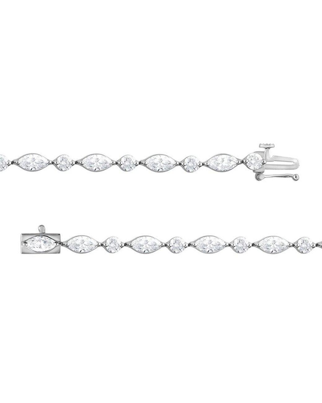Lab Grown Diamonds White 14K 6.33 Ct. Tw. Lab-Grown Diamond Fashion Bracelet