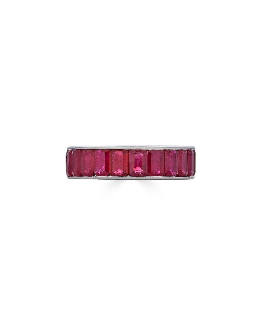 Diana M Purple Fine Jewelry 18K 13.48 Ct. Tw. Ruby Eternity Ring