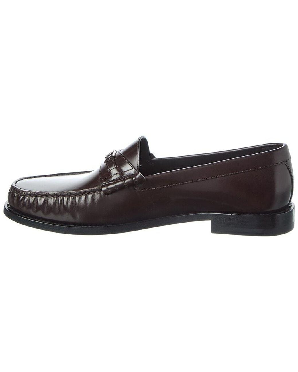 Céline Black Luco Triomphe Leather Loafer for men