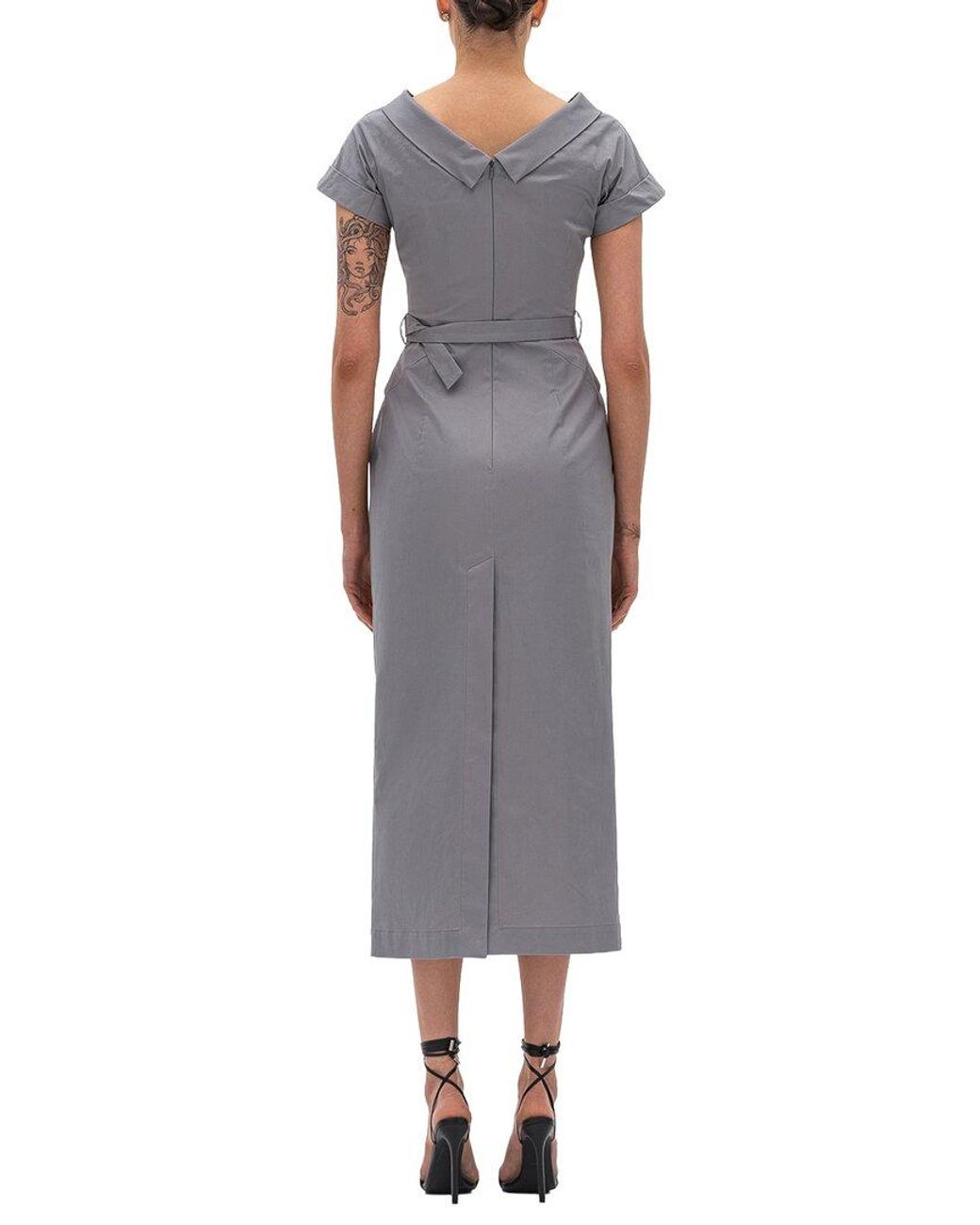 BGL Gray Sheath Dress