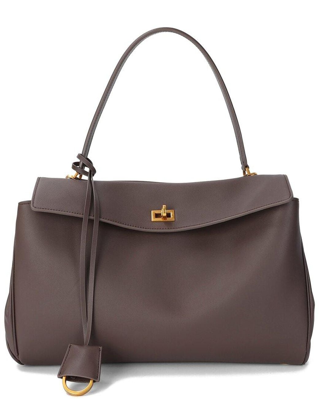 Tiffany & Fred Paris Brown Smooth Leather Tote