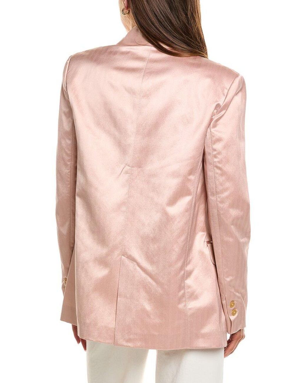 Forte_forte Pink Solid Jacket