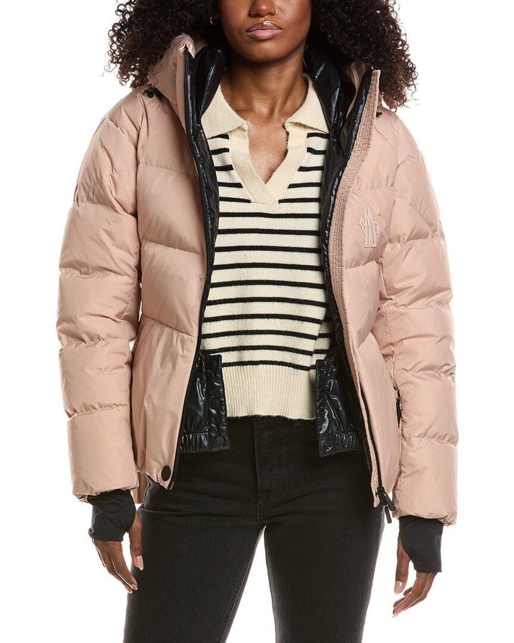 Moncler Pink Down Puffer Jacket