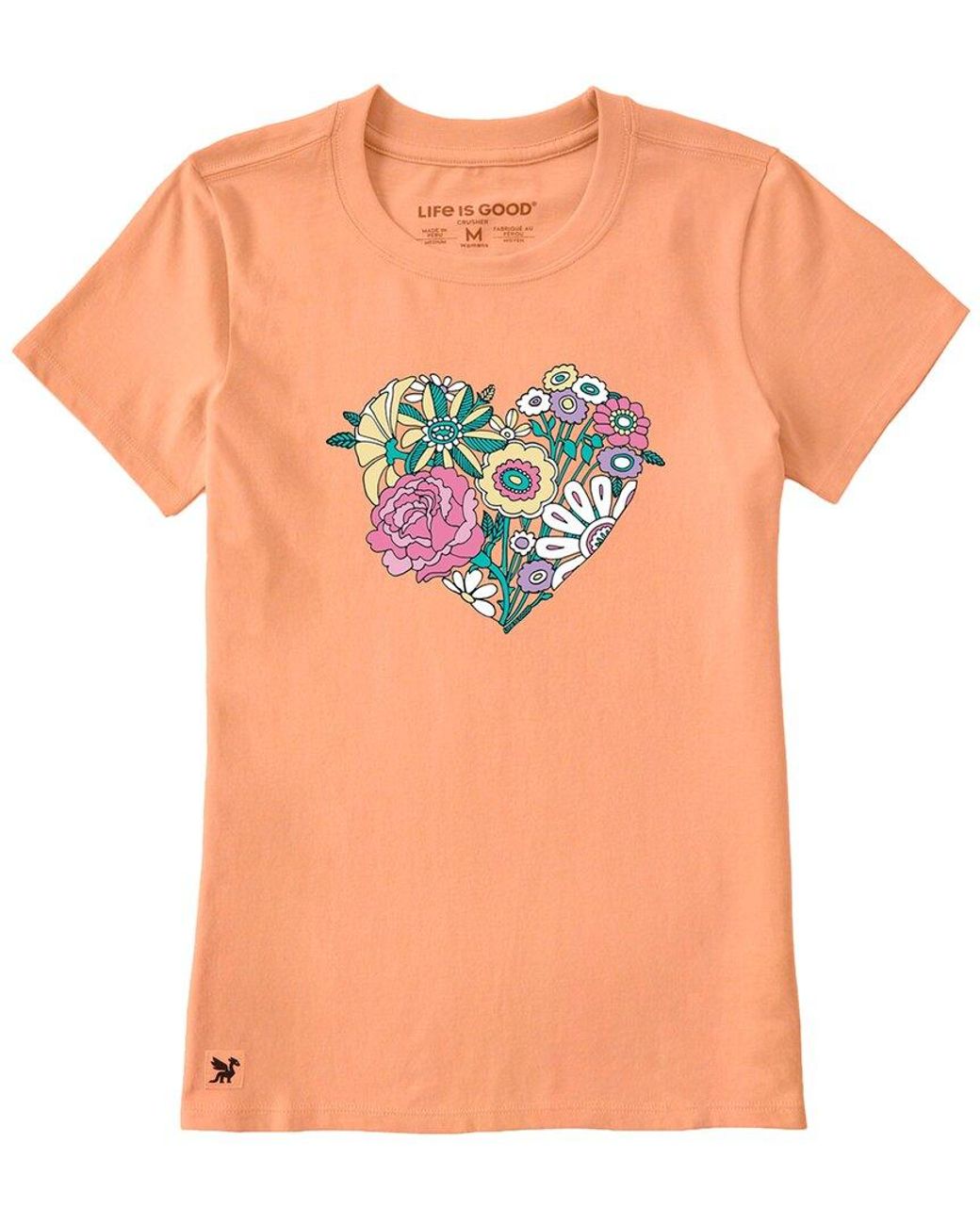 Life Is Good. Pink Life Is Good Crusher T-Shirt